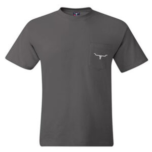 Dark Grey Pocket Tee