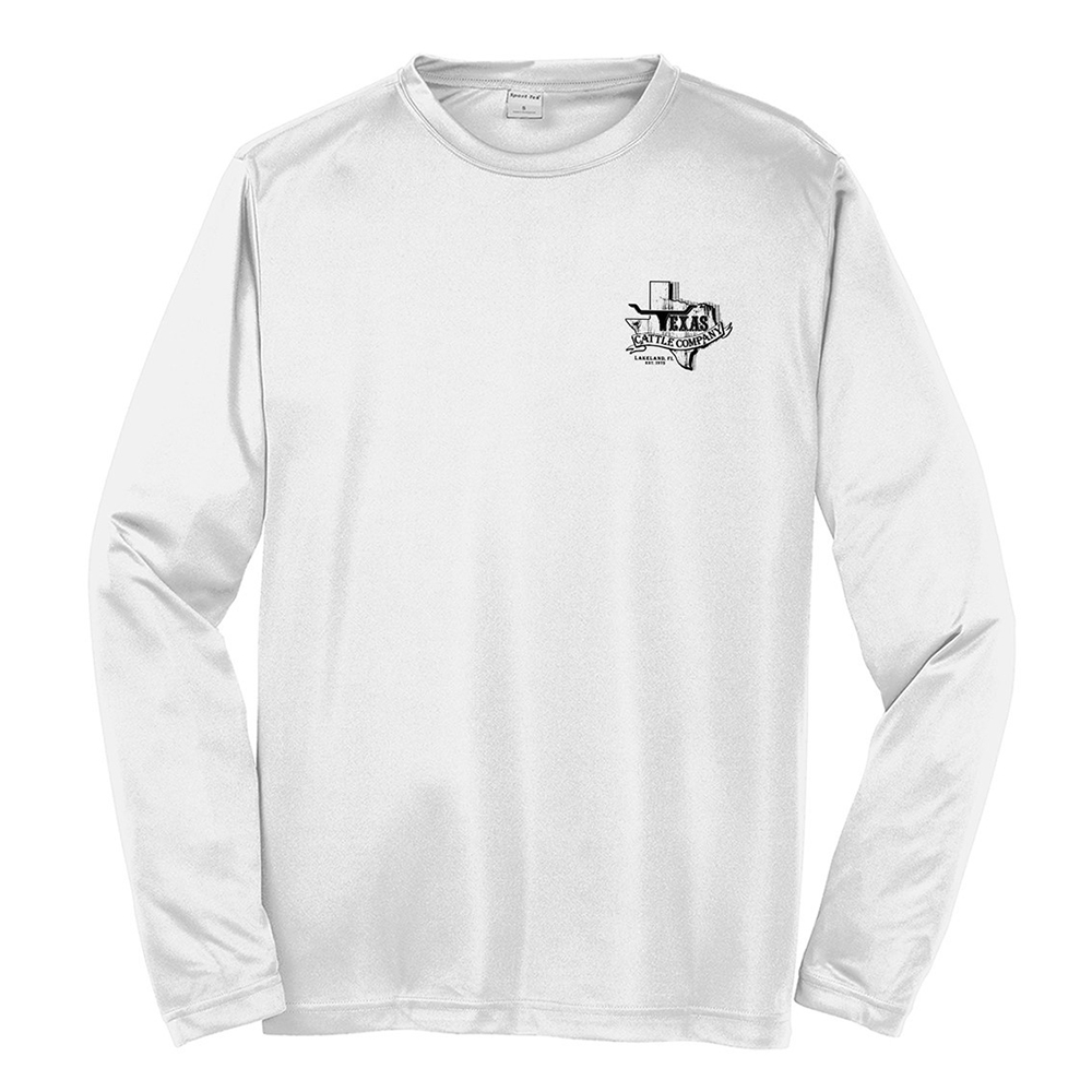 White Placemat Sun Shirt - Texas Cattle Company